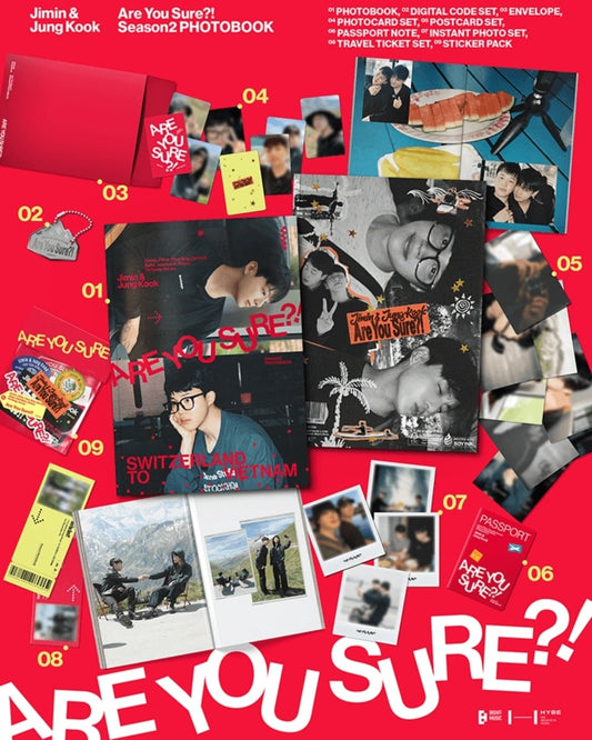 JIMIN x JUNG KOOK 'ARE YOU SURE?! SEASON2' PHOTOBOOK