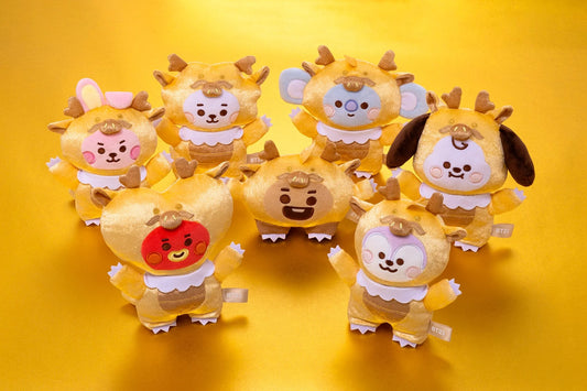 Baby Gold Dragon Plush Toy (Little Friends)