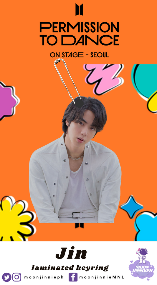 FOR BTS PTD BUYERS (SET/TINGI) ONLY - LAMINATED KEYRING