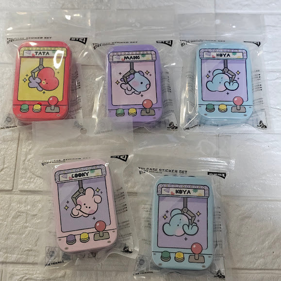 BT21 Minini Tin Case with Sticker Set