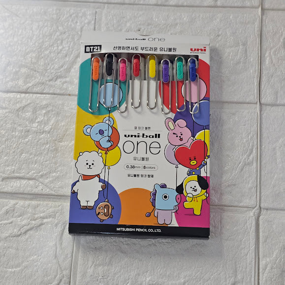 BT21 Mitsubishi Uniball Pen Set