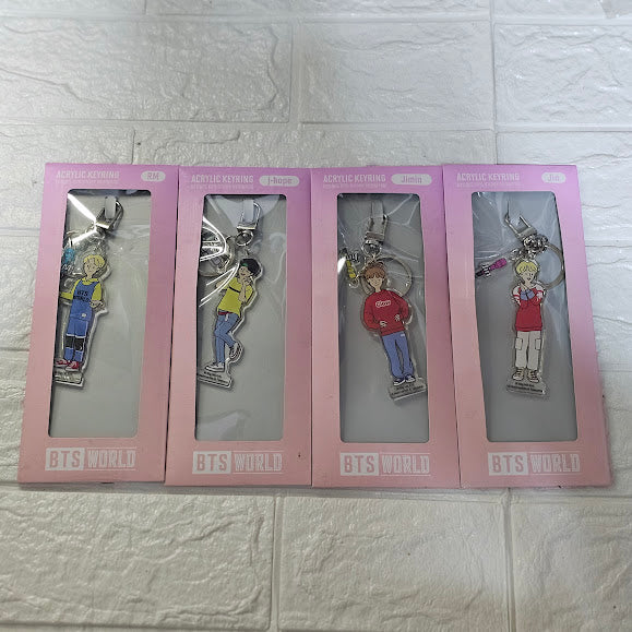 BTS World Acrylic Keyring