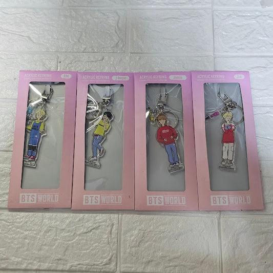 BTS World Acrylic Keyring